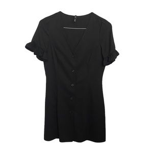 Zara button down mini dress, size M